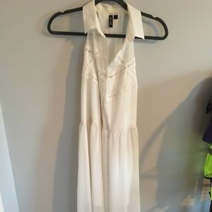 White High-Low Sundress